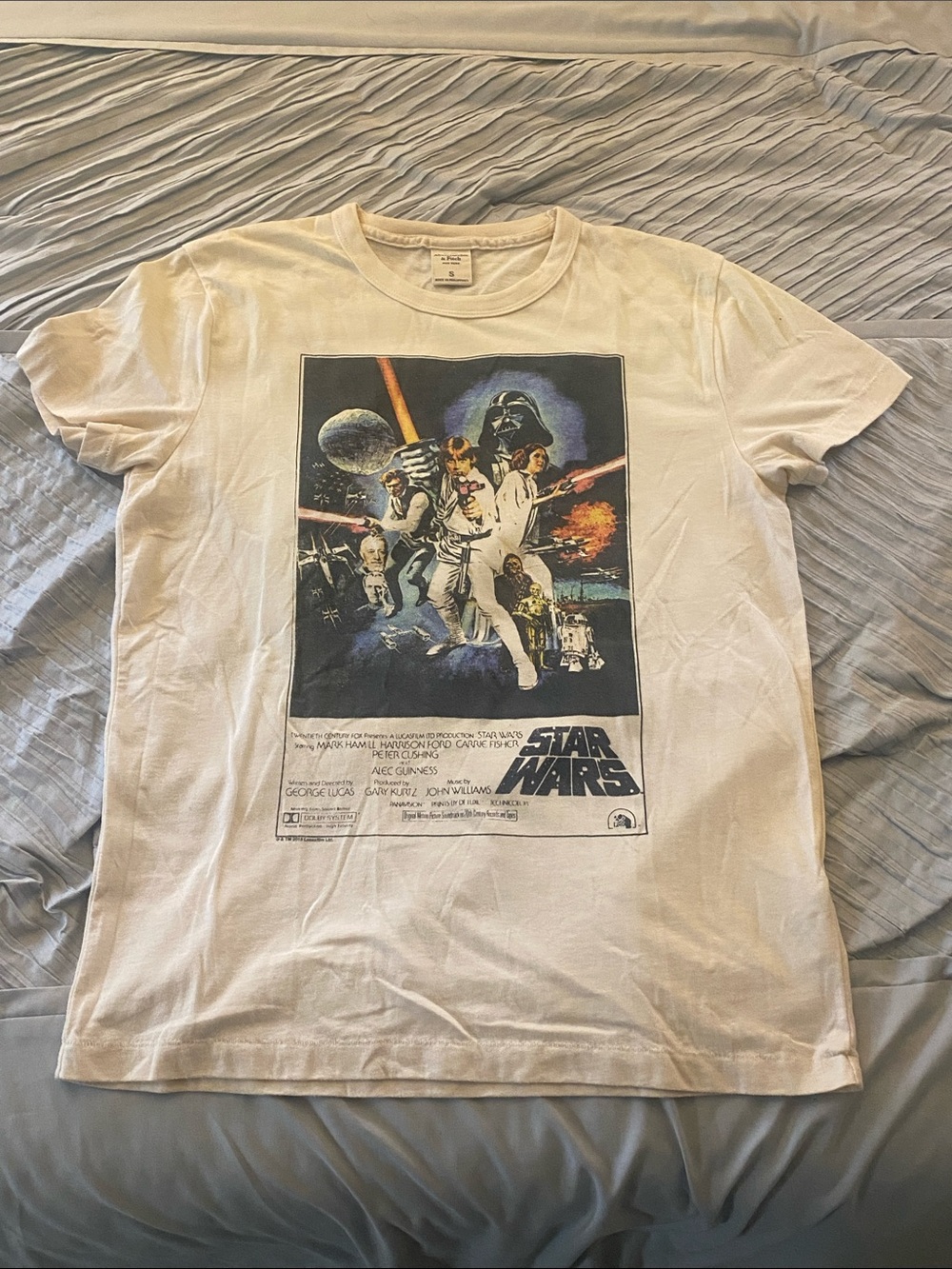 Abercrombie & Fitch White Star Wars Poster Graphic Tee